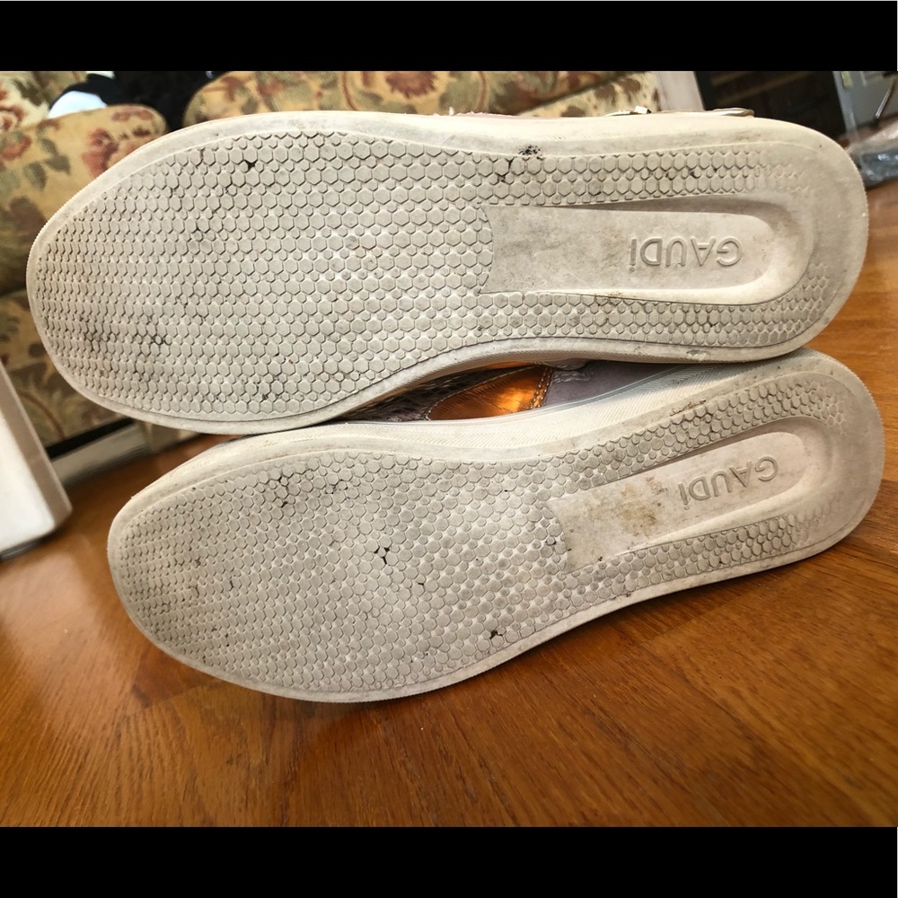 GAUDI Pink Snakeskin Sneakers - Picture 4 of 4